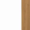 Szafka 30 górna lewa Kampara (Biały lakier/dąb Soma ciemny) 100cm