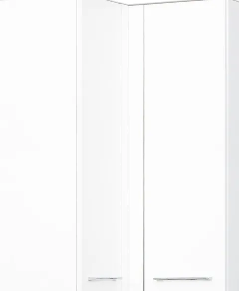 Szafka narożna górna (litera L) Loara 100 cm (biały połysk)
