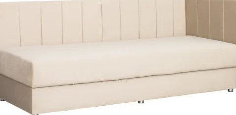 Tapczan Manilla prawy (plusz beż)