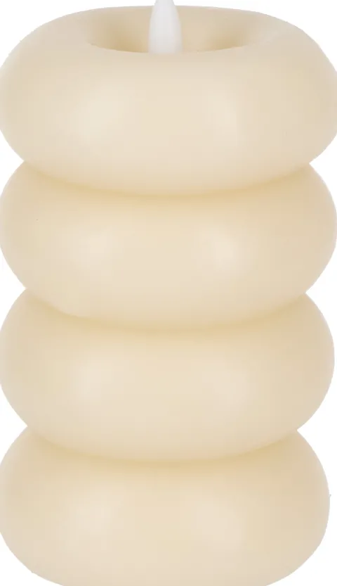 Świeca woskowa LED Cozy Light 61 (kremowy)