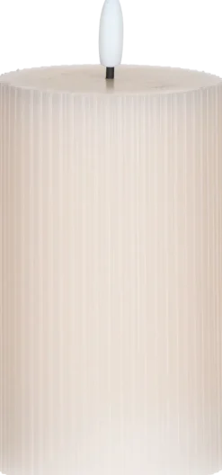 Świeca woskowa LED średnia Cozy Light 55 (jasnoróżowa)