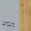 Wysoka zabudowa chłodziarki prawa Monia (szary/dąb Soma ciemny)