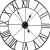 Zegar metalowy 25 (czarny)