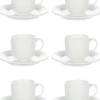 Zestaw 6 filiżanek do espresso ze spodkami PALOMO 15