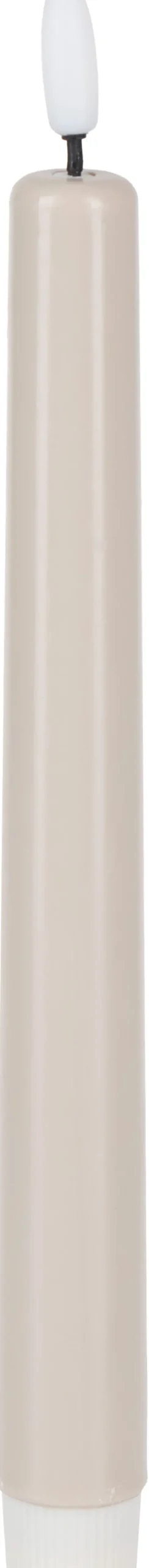 Zestaw 2 świec woskowych LED Cozy Light 5 (beżowy)